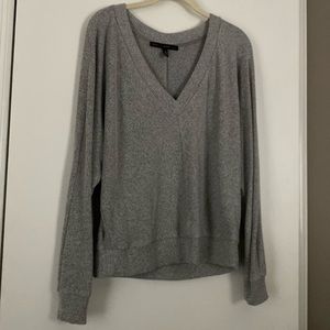 White House Black Market ribbed knit sweater, size L